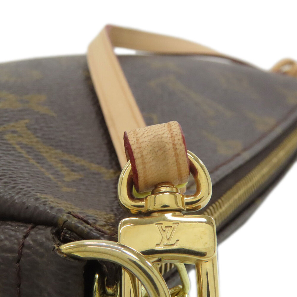 LOUIS VUITTON Brown Monogram Canvas Pochette Pouch - Picture 9 of 13